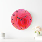 Horloge rouge et rose (Maison)