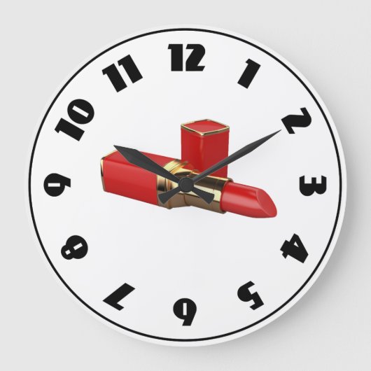 Horloge Rouge Rouge à Lèvres (Recto)