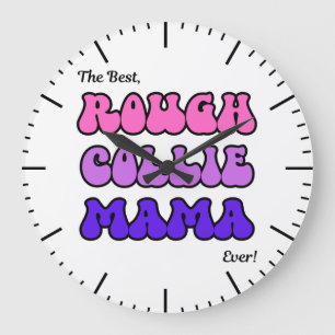 Horloge Rough Collie Maman