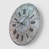 Horloge "rouille" antique avec (ou sans) initiale( (Angle)