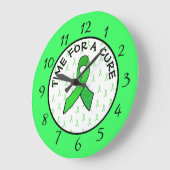 Horloge Ruban de Sensibilisation Vert Citron pour (Angle)