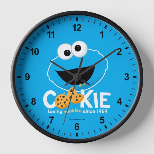Horloge Rue Sésame | Cookie Monster Lookies (Recto)