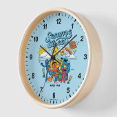 Horloge Rue Sésame | Depuis 1969 (Angle)