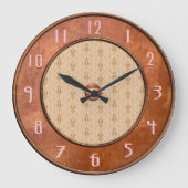 Horloge Rustique Art Déco Brown (Recto)