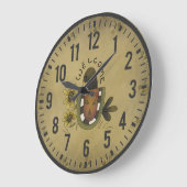 Horloge rustique du corbeau de campagne et des tou (Angle)