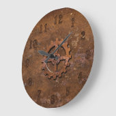 Horloge Rusty Steampunk (Angle)