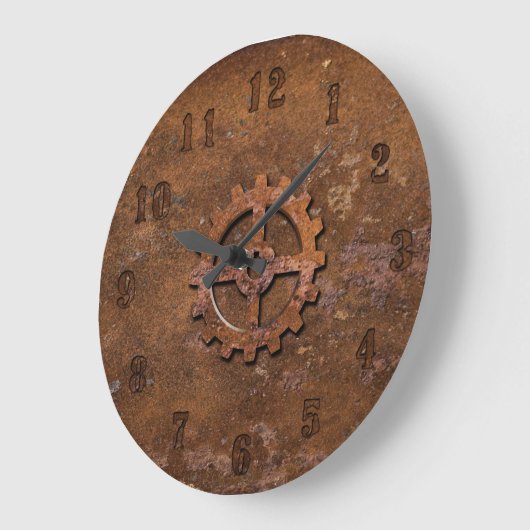 Horloge Rusty Steampunk (Angle)