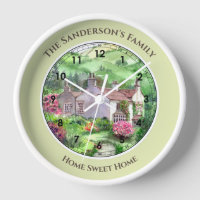 Rydal Mount, William Wordsworth, Home Large Clock