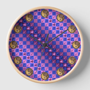 Horloge Sagittaire & Bœuf de Terre