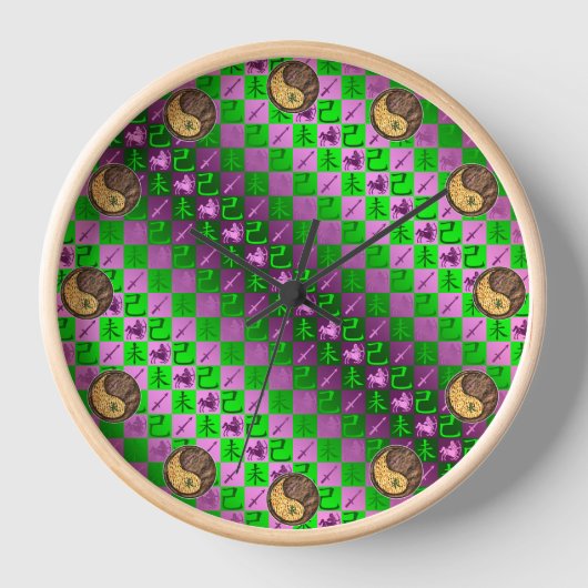 Horloge Sagittaire & Bouc de Terre (Recto)