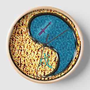 Horloge Sagittaire & Chien d'Eau
