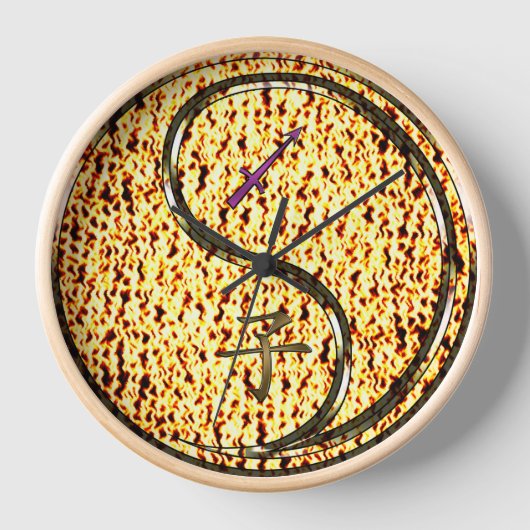 Horloge Sagittaire & Rat de feu (Recto)