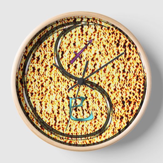 Horloge Sagittaire & Serpent de Feu (Recto)