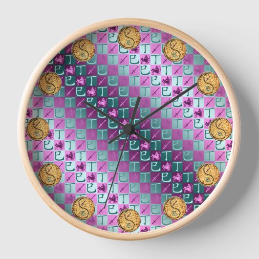 Horloge Sagittaire & Serpent de Feu (Recto)