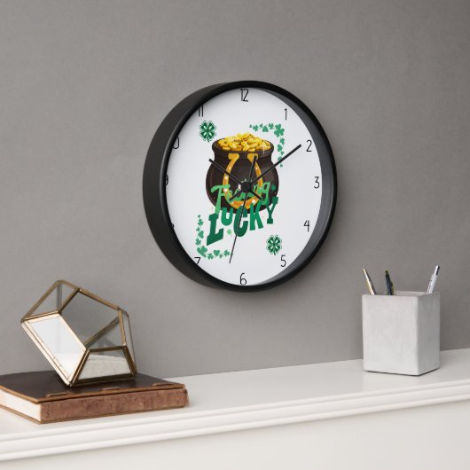 Horloge Saint-Patrick chanceux (Bureau)