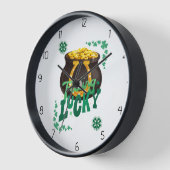 Horloge Saint-Patrick chanceux (Angle)