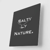 Horloge "SaltyByNature" (Angle)