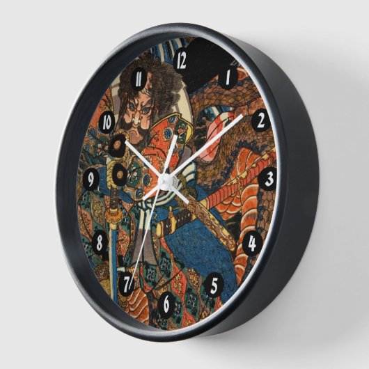 HORLOGE SAMURAI JAPONAIS (Angle)