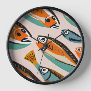 Horloge Sardines