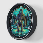 Horloge Sasquatch dans les bois Ai Art (Angle)