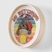 Horloge Sasquatch de Bigfoot (Angle)