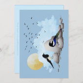 "Horloge" Save The Date (Voorkant / Achterkant)