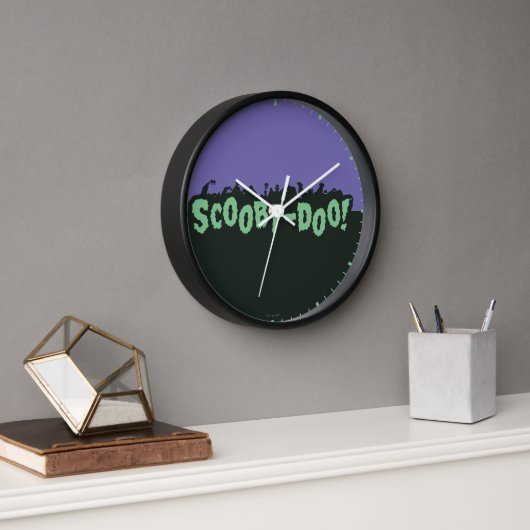 Horloge Scooby-Doo ! Logo Monster Silhouette (Bureau)