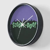 Horloge Scooby-Doo ! Logo Monster Silhouette (Angle)
