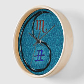 Horloge Scorpion & Bœuf d'eau (Angle)