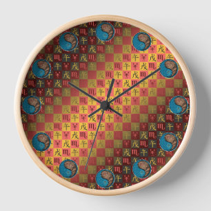 Horloge Scorpion & Cheval de Terre