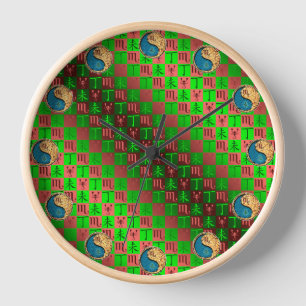 Horloge Scorpion & Chèvre de Feu