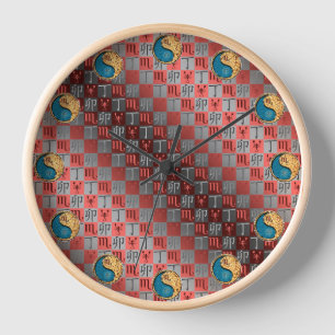 Horloge Scorpion & Lapin de Feu