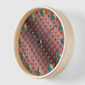Horloge Scorpion & Lapin de Feu (Angle)