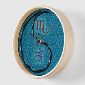Horloge Scorpion & Sanglier d'eau (Angle)