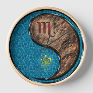 Horloge Scorpion & Singe de Terre