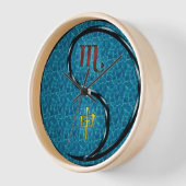 Horloge Scorpion & Singe d'eau (Angle)