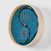 Horloge Scorpion & Tigre d'eau (Angle)