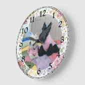 Horloge Scottie & Westie (Angle)