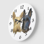 Horloge Scottish Terrier (Angle)