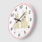 Horloge Scottish Terrier (Angle)