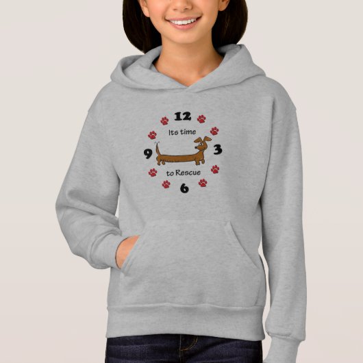 Horloge Secourue Doxie Dachshund (Devant)
