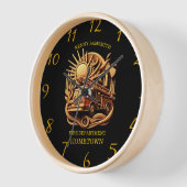 Horloge Services d'incendie Insigne de protection de la co (Angle)