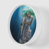 Horloge Ses Boucles D'Émeraude - Sirène Hiver Sous L'Eau (Angle)