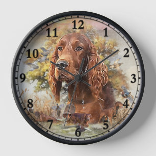 Horloge Setter irlandais - Oiseau Dog Ultimate Upland