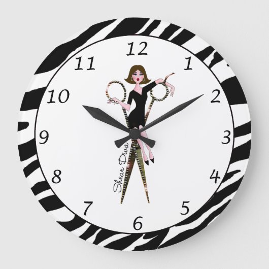 Horloge "Shear Diva" (Recto)