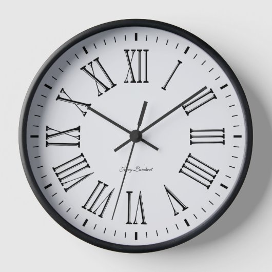 Horloge Signature Wall Clock (Recto)
