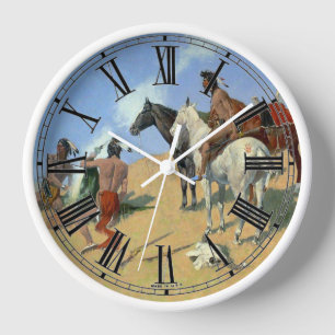 Horloge Signaux de fumée indiens américains