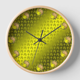 Horloge Singe de Feu