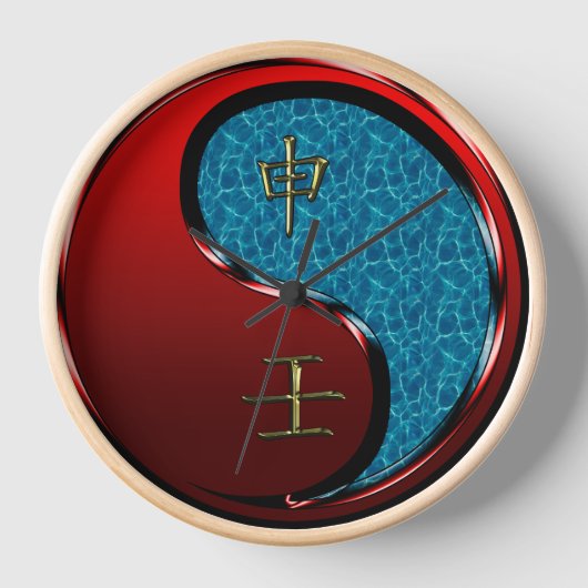 Horloge Singe d'eau (Recto)