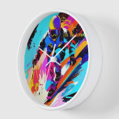 Horloge Ski de descente (Angle)